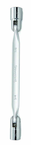 1/2 x 9/16" - High Polished Double Flex Head Wrench - 12 Point - Exact Tooling