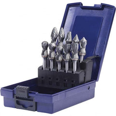 SGS Pro - Burr Sets Head Shape: Radius/Cylinder w/Endcut; Radius/Ball Nose Cylinder; Radius/Ball Nose Tree; Radius/90 Cone; Pointed Tree; Cylinder; Ball Nose Cone Tooth Style: Double Cut - Exact Tooling