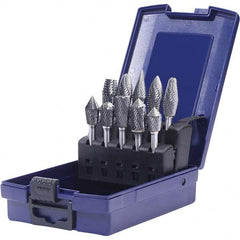 SGS Pro - Burr Sets Head Shape: Combi/Ball; Cylinder w/Endcut; Ball Nose Tree; Pointed Tree; Combi/Double Inverted Cone; Combi/Inverted Cone/Cylinder; Combi/90 Cone Tooth Style: Double Cut - Exact Tooling