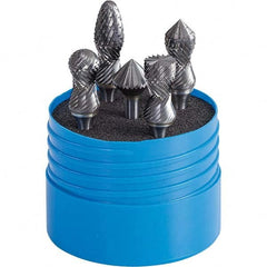 SGS Pro - Burr Sets Head Shape: Radius/Cylinder w/Endcut; Radius/Ball Nose Cylinder; Radius/Ball Nose Tree; Combi/90 Cone Tooth Style: Double Cut - Exact Tooling
