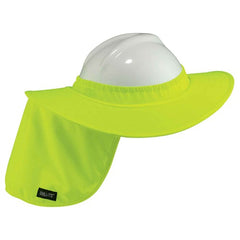 6660 Lime Hard Hat Brim With Shade - Exact Tooling