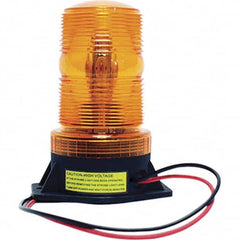 Railhead Corporation - Strobe & Flashing Lights Light Type: Single; Double; Quad; Revolving Lens Color: Amber - Exact Tooling