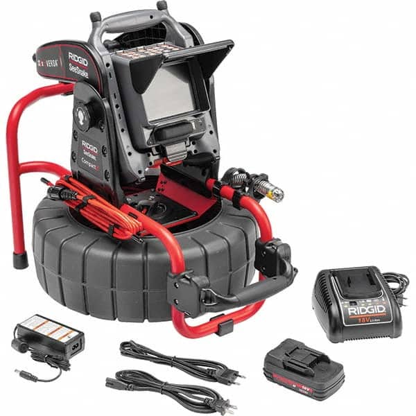 Ridgid - Inspection Cameras & Video Borescopes Type: Inspection Camera Kit Probe Length (Meters): 30.00 - Exact Tooling