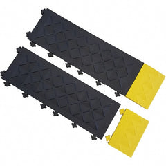 Ergo Advantage - 6" Long x 4" Wide x 1" Thick, Anti-Fatigue Modular Matting Anti-Fatigue Flooring - Exact Tooling