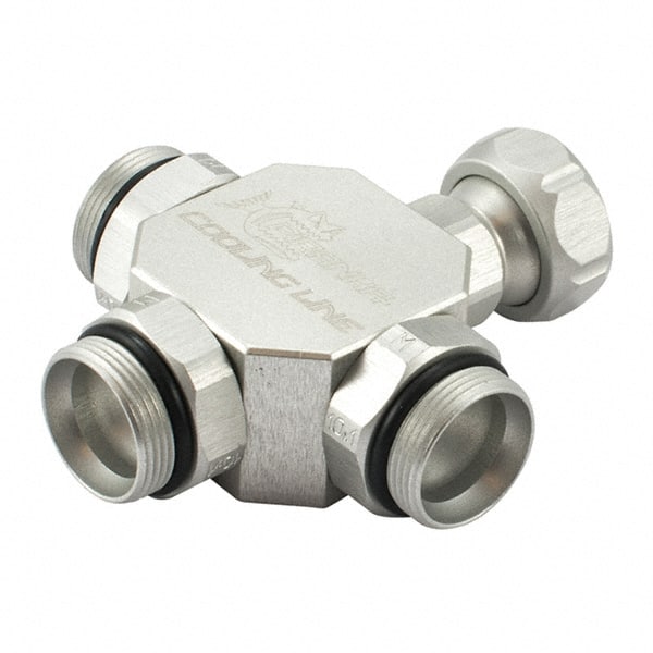 Piranha Cooling Line - Coolant Hose Adapters, Connectors & Sockets Type: Connector Hose Inside Diameter (Inch): 1/4 - Exact Tooling