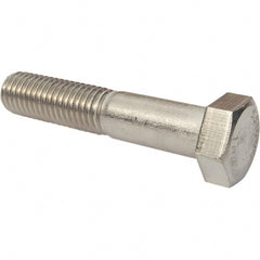 Value Collection - 7/8-9 3-1/4" Long Hex Head Cap Screw - Partially Threaded, 316 Stainless Steel, Uncoated - Exact Tooling