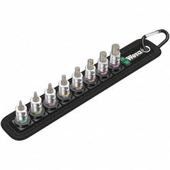 Wera - Hex & Torx Bit Socket Sets Type: Hex Bit Socket Set Drive Size: 1/4 - Exact Tooling