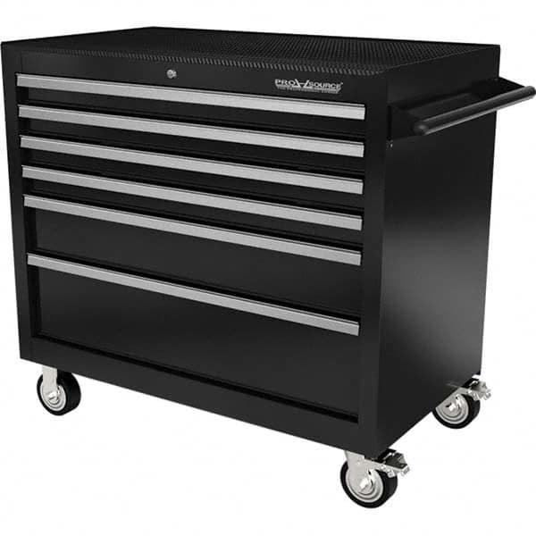 PRO-SOURCE - 6 Drawer 1,540 Lb Capacity Steel Tool Roller Cabinet - Exact Tooling