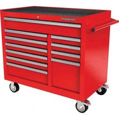 PRO-SOURCE - 11 Drawer 1,540 Lb Capacity Steel Tool Roller Cabinet - Exact Tooling