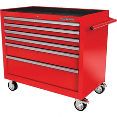 PRO-SOURCE - 6 Drawer 1,540 Lb Capacity Steel Tool Roller Cabinet - Exact Tooling