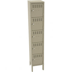 Tennsco - 5 Door, 5 Tier, Welded Locker - Exact Tooling