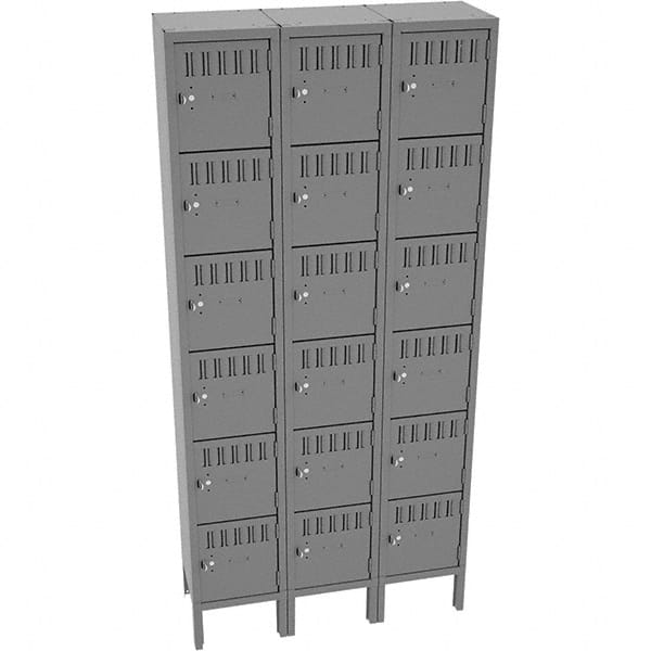 Tennsco - 18 Door, 6 Tier, Locker - Exact Tooling
