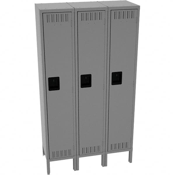 Tennsco - 3 Door, Single Tier, Locker - Exact Tooling