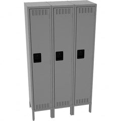 Tennsco - 3 Door, Single Tier, Locker - Exact Tooling