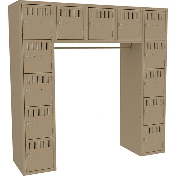 Tennsco - 15 Door, 15 Tier, Locker - Exact Tooling