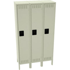 Tennsco - 3 Door, Single Tier, Locker - Exact Tooling