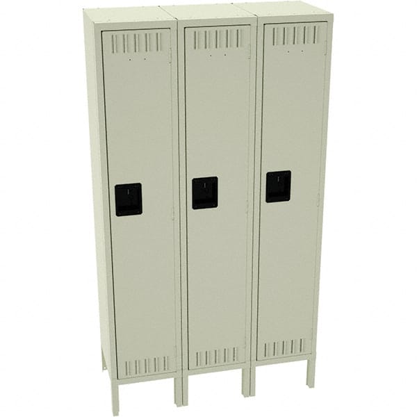 Tennsco - 3 Door, Single Tier, Locker - Exact Tooling