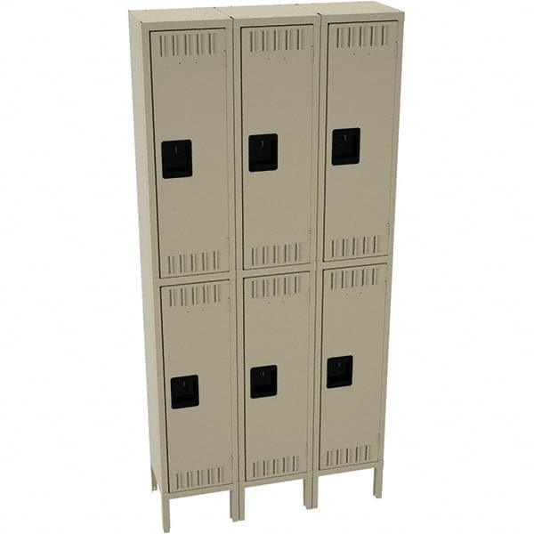 Tennsco - 6 Door, Double Tier, Locker - Exact Tooling
