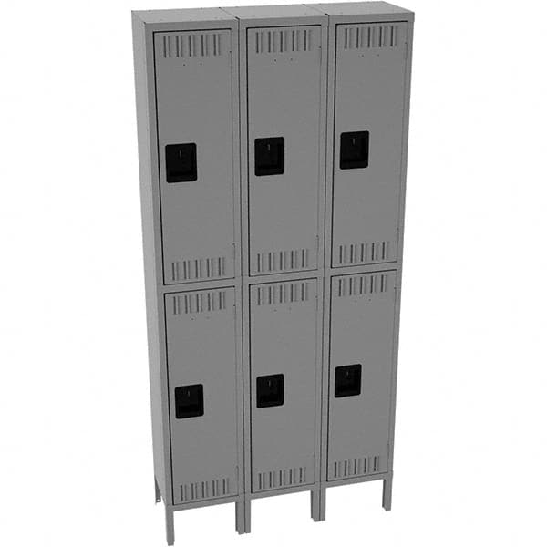 Tennsco - 6 Door, Double Tier, Locker - Exact Tooling