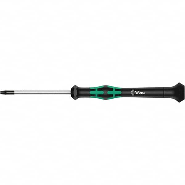 Wera - T4 Torx Driver - 1-37/64" Blade Length, 137mm OAL, Ergonomic Handle - Exact Tooling