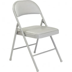 NPS - Folding Chairs Pad Type: Folding Chair w/Vinyl Padded Seat Material: Steel - Exact Tooling