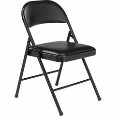 NPS - Folding Chairs Pad Type: Folding Chair w/Vinyl Padded Seat Material: Steel - Exact Tooling