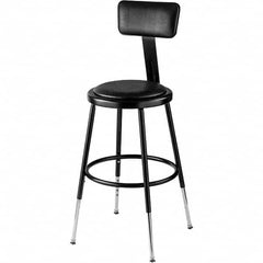 NPS - Swivel & Adjustable Stools Type: Adjustable Height Stool Base Type: Steel - Exact Tooling