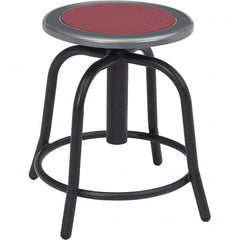 NPS - Swivel & Adjustable Stools Type: Adjustable Height Swivel Stool Base Type: Steel - Exact Tooling