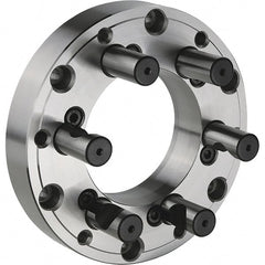 Hertel - Lathe Chuck Adapter Back Plates Nominal Chuck Size: 8 Spindle Nose Type: D Series - Exact Tooling