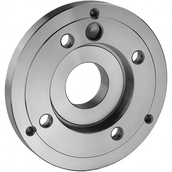 Hertel - Lathe Chuck Adapter Back Plates Nominal Chuck Size: 10 Spindle Nose Type: A Series - Exact Tooling