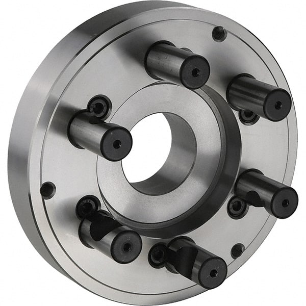 Hertel - Lathe Chuck Adapter Back Plates Nominal Chuck Size: 8 Spindle Nose Type: D Series - Exact Tooling