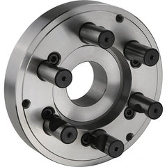 Hertel - Lathe Chuck Adapter Back Plates Nominal Chuck Size: 8 Spindle Nose Type: D Series - Exact Tooling