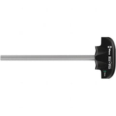 Wera - 7mm Standard Hex Driver - 200mm Blade Length, T Handle, 244mm OAL - Exact Tooling