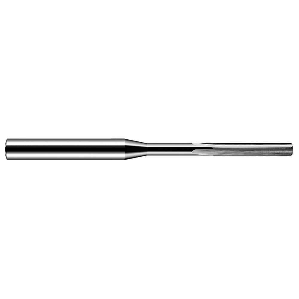 Harvey Tool - #51 4-Flute Straight Shank Straight Flute Solid Carbide Chucking Reamer - Exact Tooling
