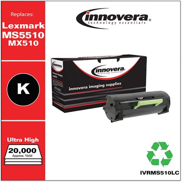 innovera - Office Machine Supplies & Accessories For Use With: Lexmark MS510DN, MS610DE, MS610DN, MS610DTE, MS610DTN, MX510DE, MX510DTE, MX511DE, MX511DHE, MX511DTE, MX610DE, MX611DE, MX611DFE, MX611DHE, MX611DTE Nonflammable: No - Exact Tooling