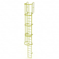 TRI-ARC - Rolling & Wall Mounted Ladders & Platforms Type: Fixed Ladder Style: Safety Cage - Exact Tooling