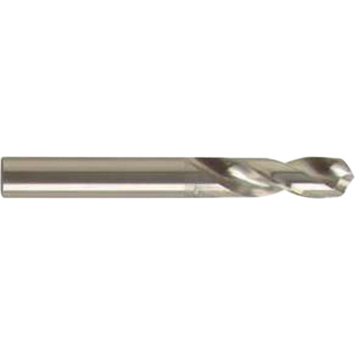 #24 Dia. x #24 Shank × 22 mm Flute Length × 55 mm OAL, 3xD, 118°, Uncoated, 2 Flute, External Coolant, Round Solid Carbide Drill - Exact Tooling