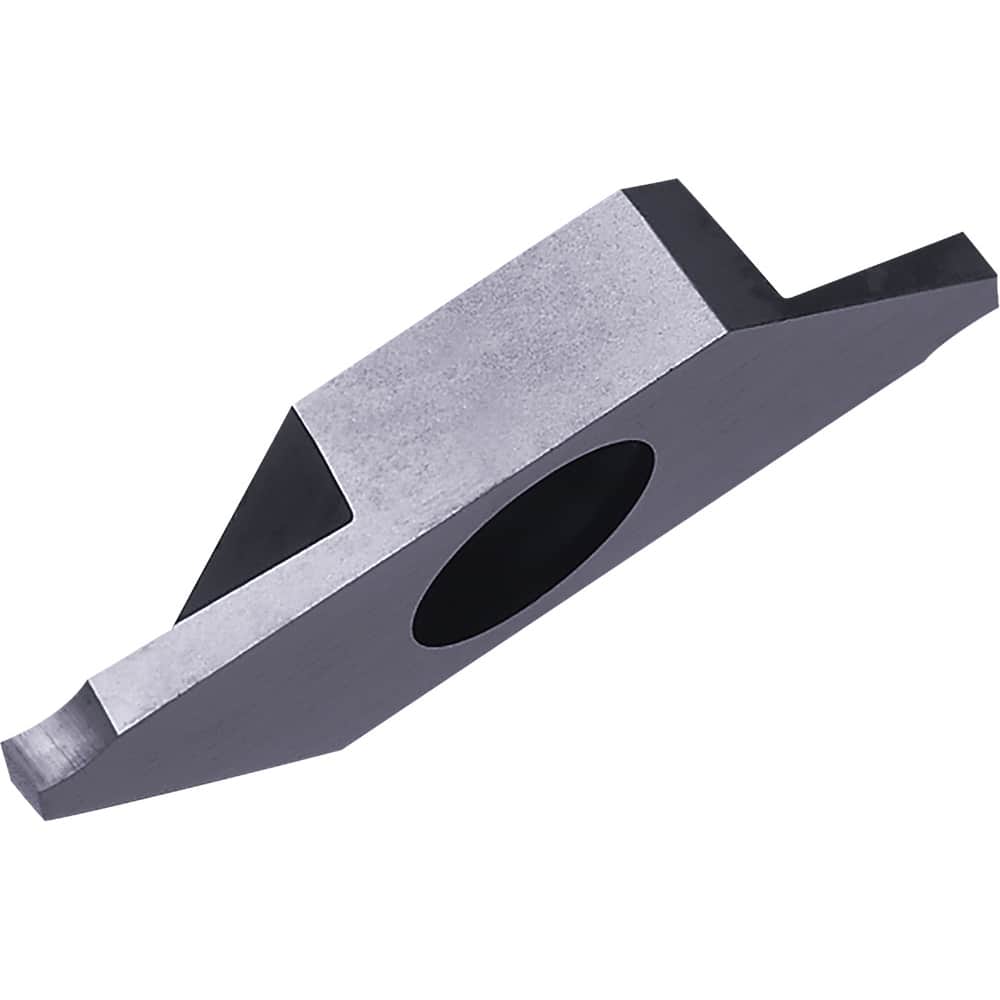 TKF16R200-T PR1225 Carbide Cutoff Insert Megacoat Finish, 0° Neutral Lead Angle, RH Insert, 2mm Cutting Width, 0.08mm Corner Radius, Series KTKF