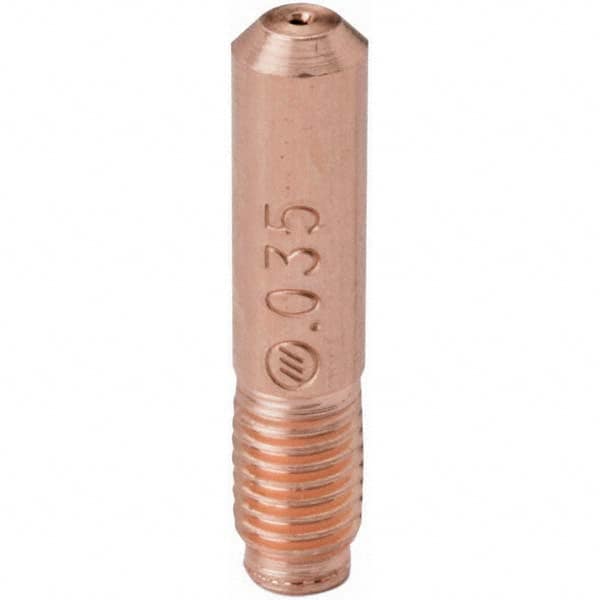 Hobart Welding Products - 0.035" Wire OD, MIG Welder Contact Tip - Exact Tooling
