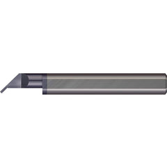Micro 100 - Grooving Tools; Grooving Tool Type: Undercut ; Material: Solid Carbide ; Shank Diameter (Decimal Inch): 0.5000 ; Shank Diameter (Inch): 1/2 ; Groove Width (Decimal Inch): 0.0620 ; Projection (Decimal Inch): 0.1250 - Exact Tooling