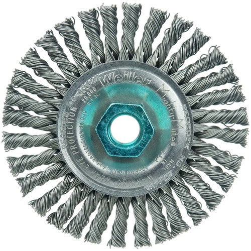 Mini Roughneck 4″ Stringer Bead Wheel, .020″ Steel Fill, M14x2.0 Nut - Exact Tooling