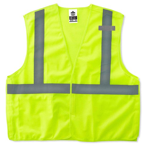 8215BA 4/5 XL Lime Breakaway Mesh Vest Type R Class 2 Economy - Exact Tooling
