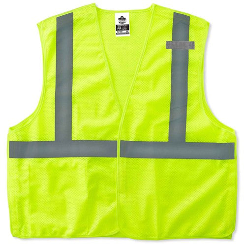 8215BA XS Lime Econ Breakaway Mesh Vest Type R Class 2 - Exact Tooling