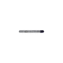 Chamfer Mill: 10 mm Dia, 6 Flutes, Solid Carbide, Corner Chamfer End 72 mm OAL, 10 mm Shank Dia, TiAlN Coated