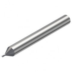 R216.32-00630-AE06G 1620 0.6mm 2 FL Solid Carbide End Mill - Corner Radius w/Cylindrical Shank - Exact Tooling