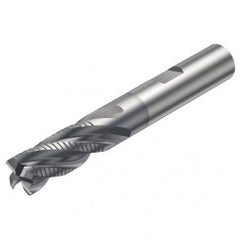 R216.34-06030-BC13B 1620 6mm 4 FL Solid Carbide End Mill - Corner chamfer w/Weldon Shank - Exact Tooling