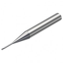R216.42-00530-AJ05G 1620 0.5mm 2 FL Solid Carbide Ball Nose End Mill w/Cylindrical Shank - Exact Tooling