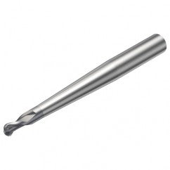 R216.42-06030-AP06G 1610 6mm 2 FL Solid Carbide Ball Nose End Mill w/Cylindrical Shank - Exact Tooling
