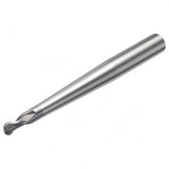 R216.42-05030-AP05G 1620 5mm 2 FL Solid Carbide Ball Nose End Mill w/Cylindrical Shank - Exact Tooling