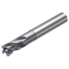R216.24-12030DAI12G 1610 12mm 4 FL Solid Carbide End Mill - Corner Radius w/Cylindrical Shank - Exact Tooling